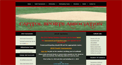 Desktop Screenshot of capitolsports.org